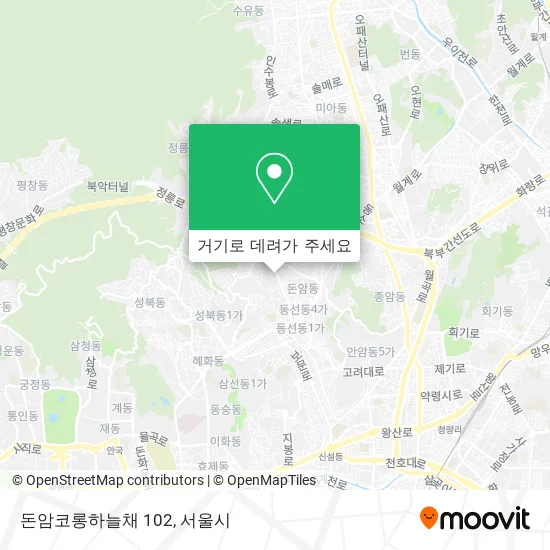돈암코롱하늘채              102 지도