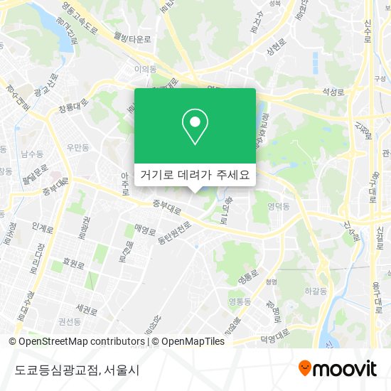 도쿄등심광교점 지도