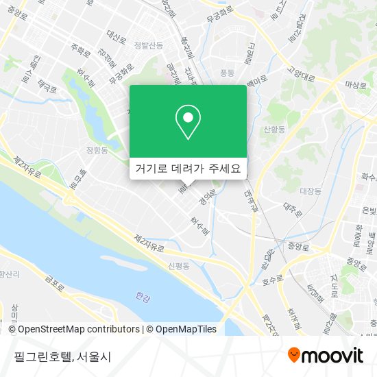 필그린호텔 지도