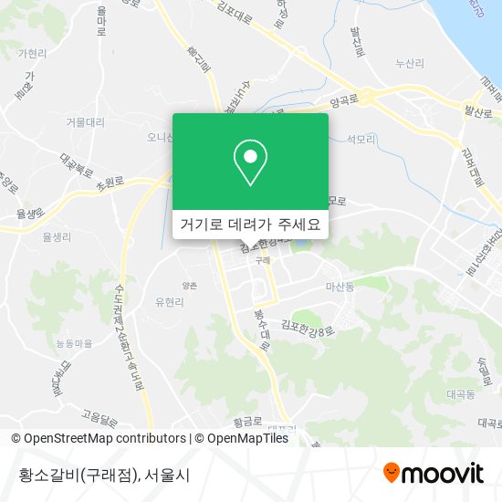 황소갈비(구래점) 지도