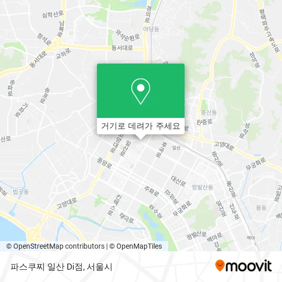 파스쿠찌 일산 Di점 지도
