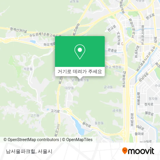 남서울파크힐 지도