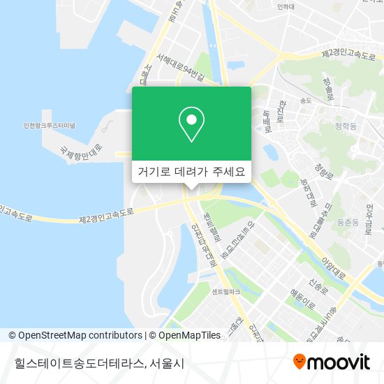 힐스테이트송도더테라스 지도