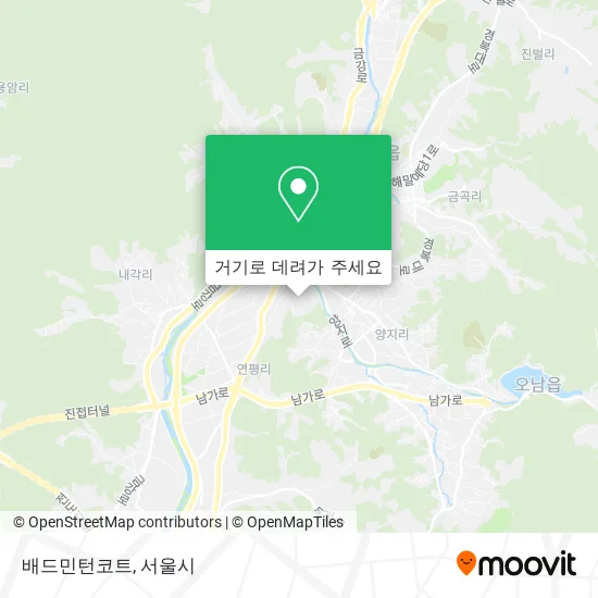 배드민턴코트 지도