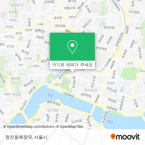 청진동해장국 지도