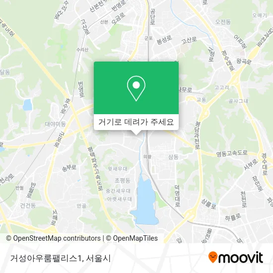 거성아우룸팰리스1 지도