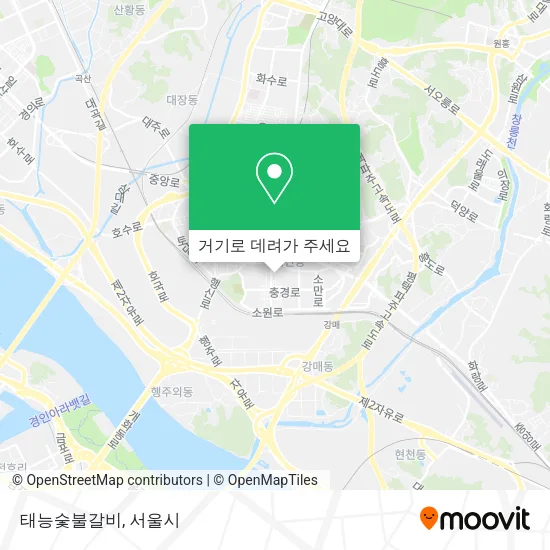 태능숯불갈비 지도