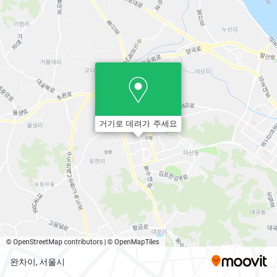 완차이 지도