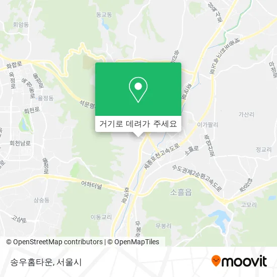 송우홈타운 지도