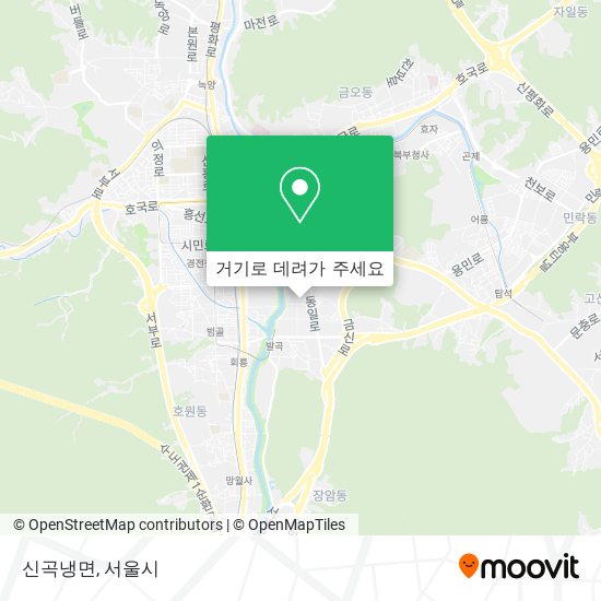 신곡냉면 지도