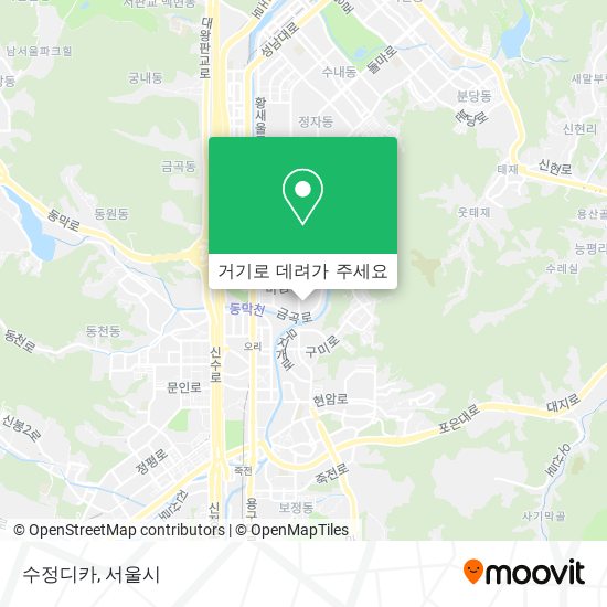 수정디카 지도
