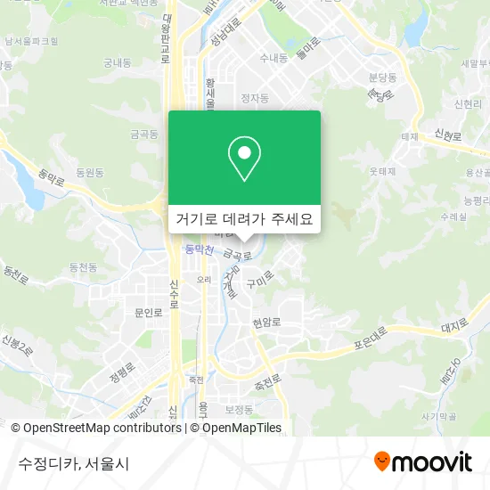 수정디카 지도