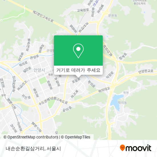 내손순환길삼거리 지도