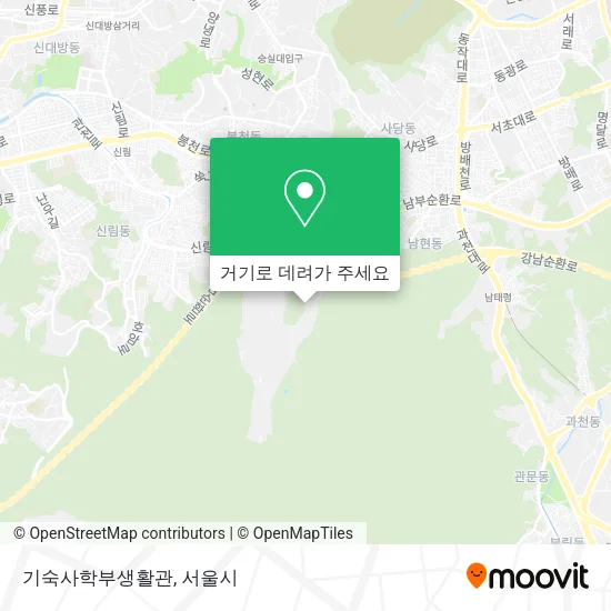 기숙사학부생활관 지도