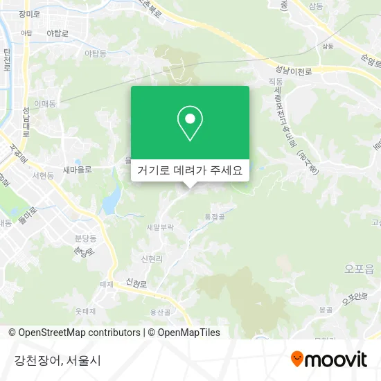 강천장어 지도