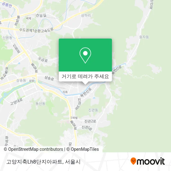 고양지축Lh8단지아파트 지도