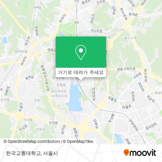 한국교통대학교 지도