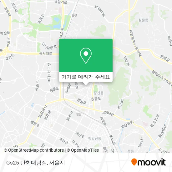 Gs25 탄현대림점 지도