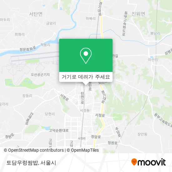토담우렁쌈밥 지도