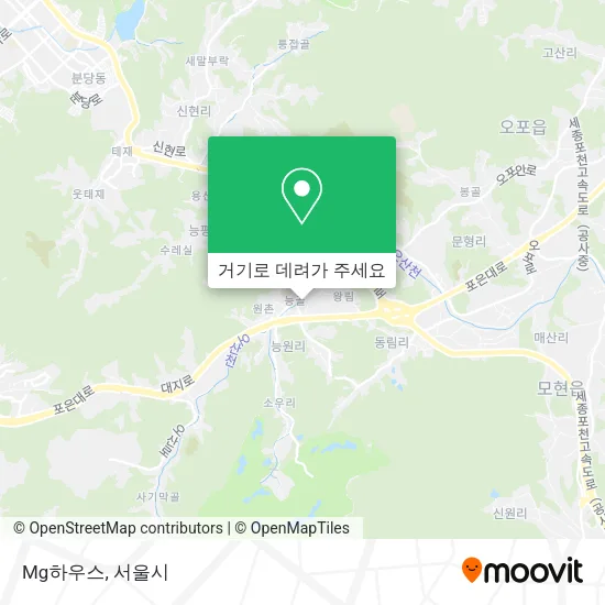 Mg하우스 지도