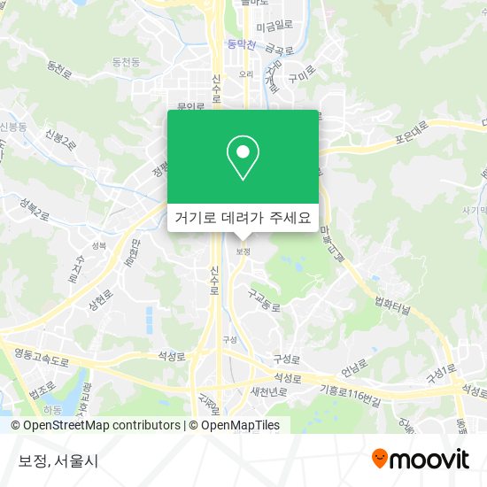 보정 지도