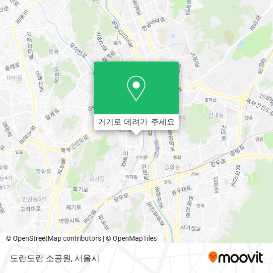도란도란 소공원 지도