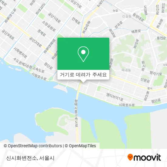 신시화변전소 지도