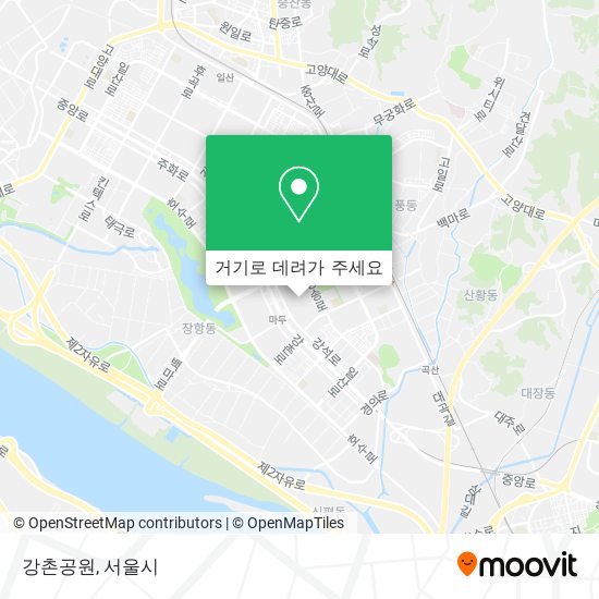 강촌공원 지도