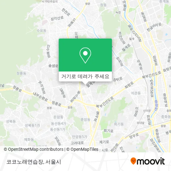 코코노래연습장 지도