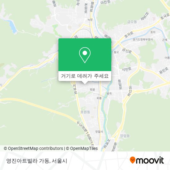 영진아트빌라 가동 지도