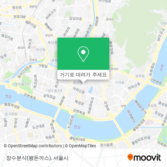 장수분식(왕돈까스) 지도