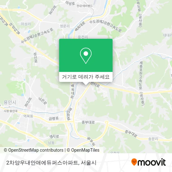 2차양우내안애에듀퍼스아파트 지도