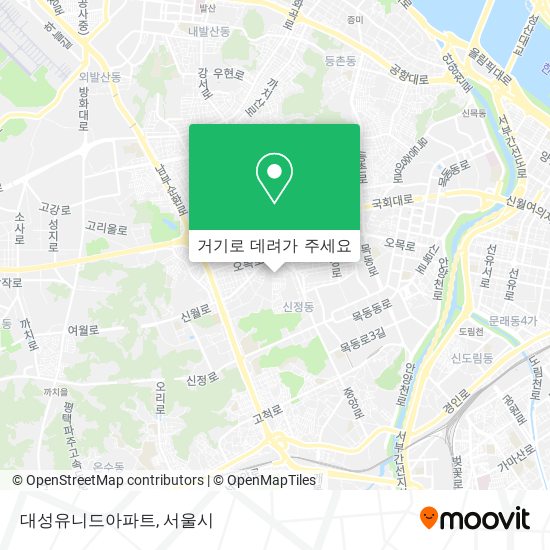 대성유니드아파트 지도