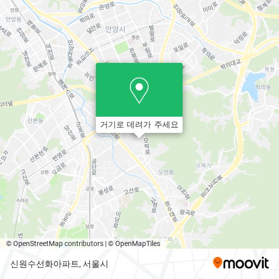 신원수선화아파트 지도