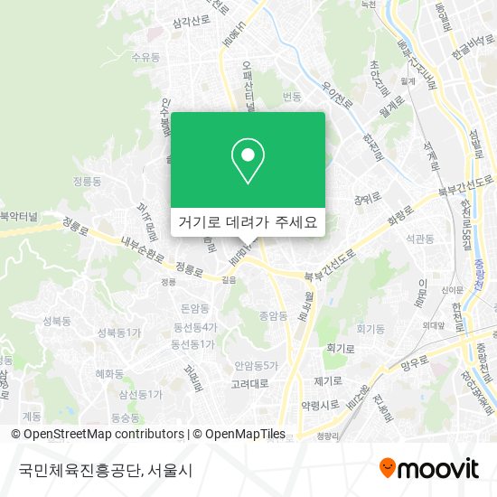 국민체육진흥공단 지도
