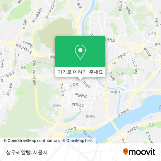 상우씨알탕 지도