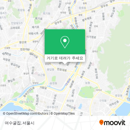 여수굴집 지도