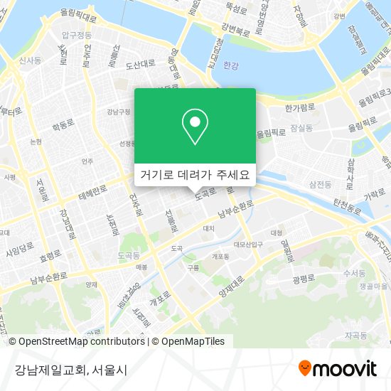 강남제일교회 지도