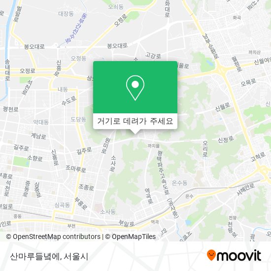 산마루들녘에 지도