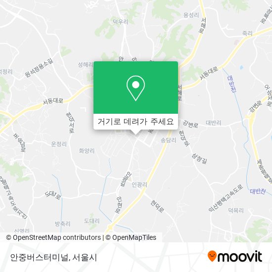 안중버스터미널 지도