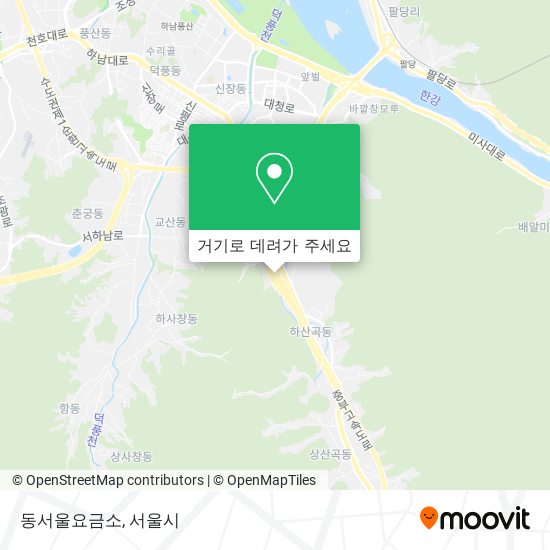 동서울요금소 지도