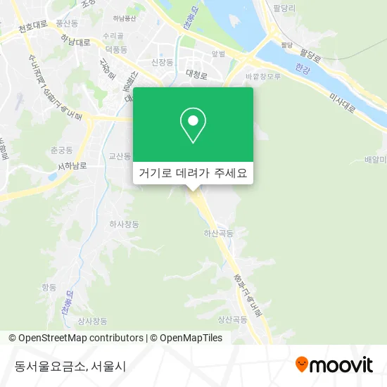 동서울요금소 지도