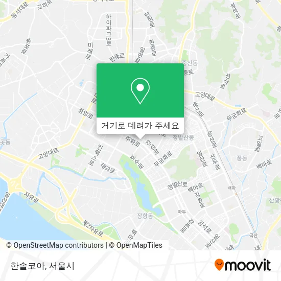 한솔코아 지도