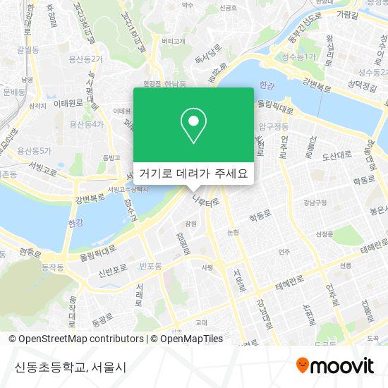 신동초등학교 지도