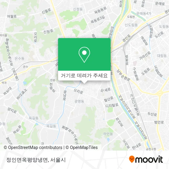 정인면옥평양냉면 지도