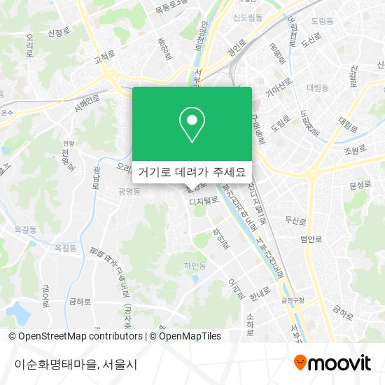 이순화명태마을 지도