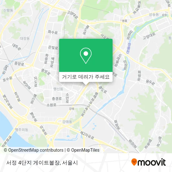 서정 4단지 게이트볼장 지도