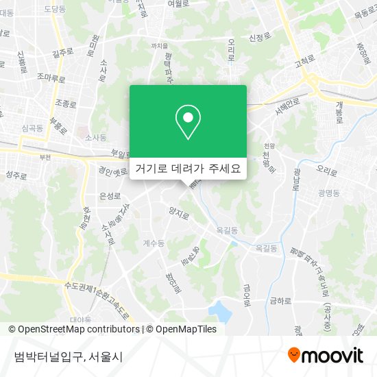 범박터널입구 지도