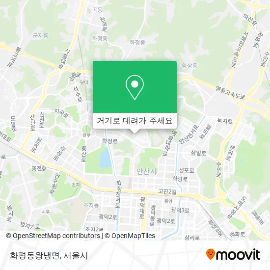 화평동왕냉면 지도