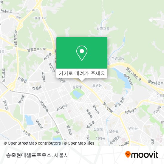 송죽현대셀프주유소 지도